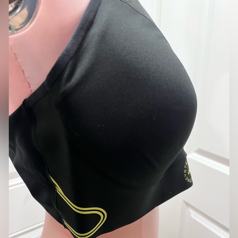 NWT ADIDAS by STELLA McCARTNEY TruePace Sports Bra High Support Black XLDD - Picture 6 of 16